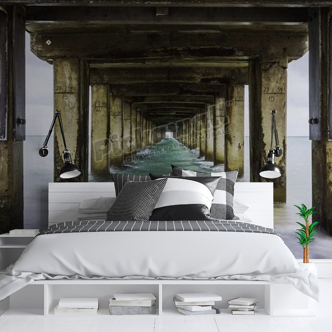 Waves of Dromana, The Return wallpaper in a bedroom - Pickawall