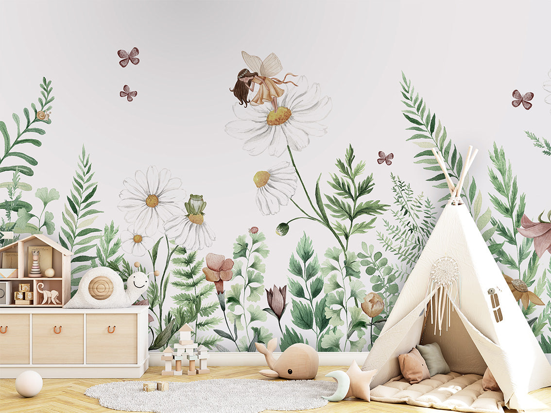 Fairy Garden by Kikki Belle wallpaper room view - Pickawall