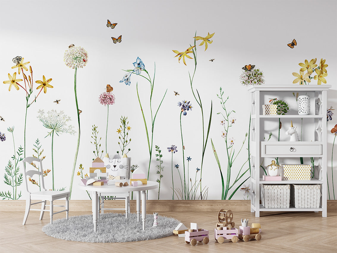 Butterfly Garden by Sir Edward wallpaper room view - Pickawall