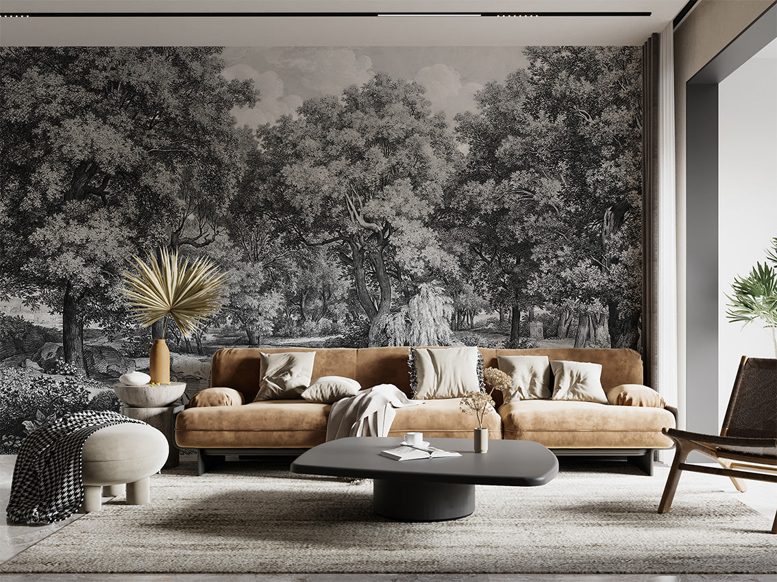 Lake Side Talk by Madam Blanc wallpaper room view - Pickawall
