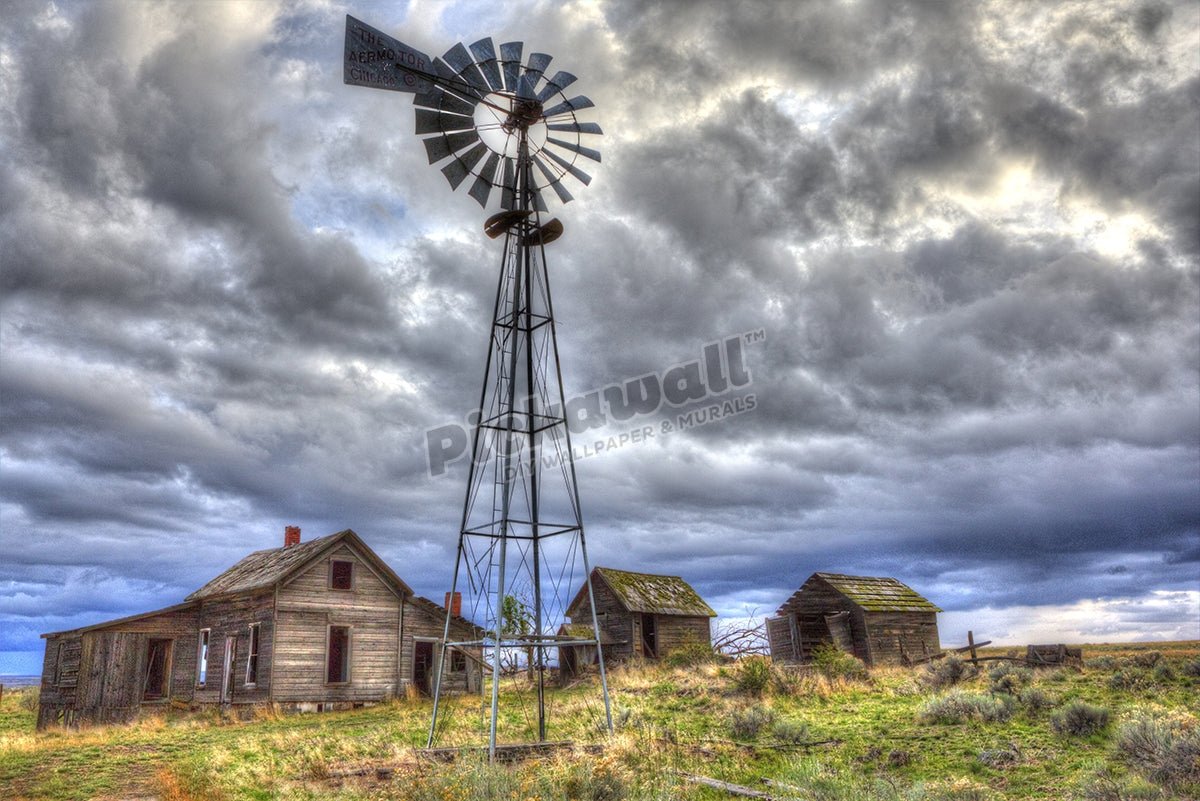 Picturesque abandoned home, Oregon plains - Pickawall