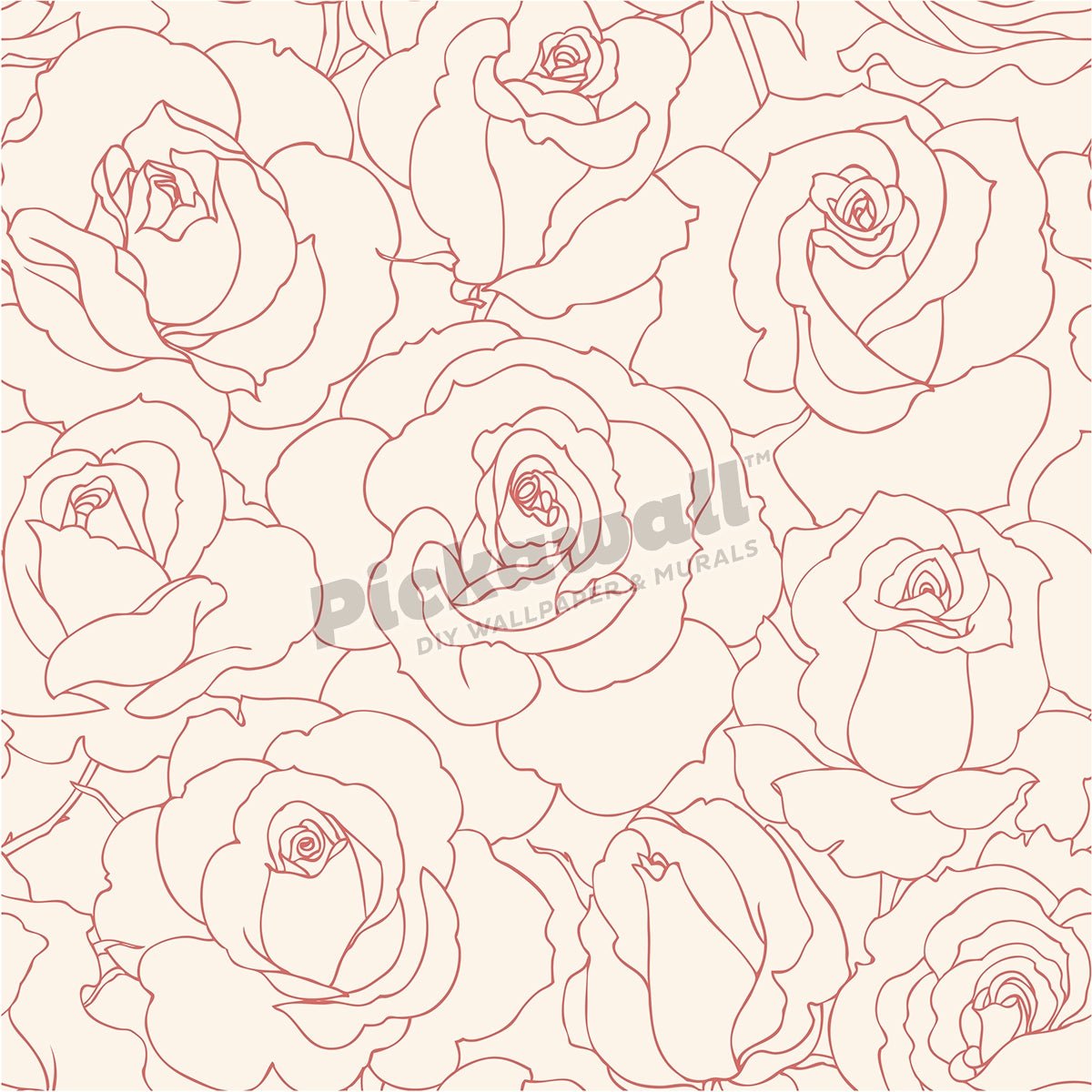 Pink roses pattern - Pickawall