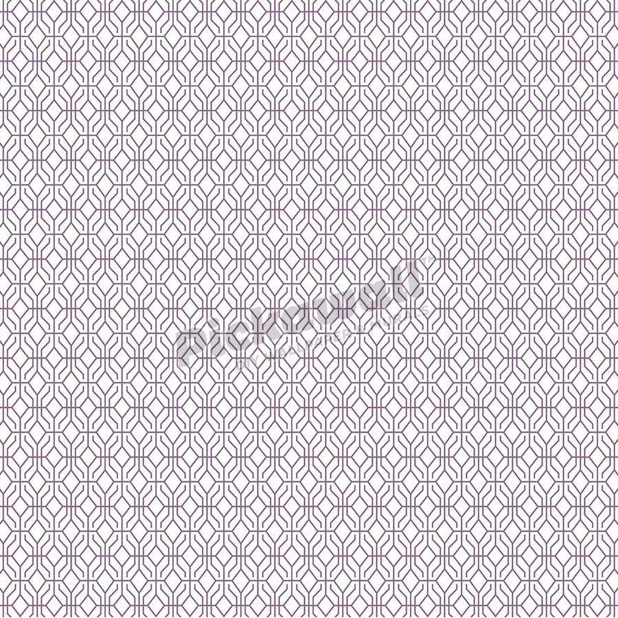 Purple octagon tile pattern, featured on 'The Living Room' - Channel 10 - Pickawall