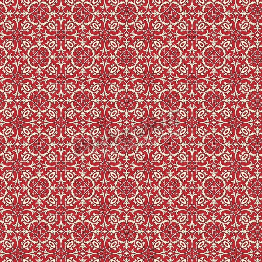 Red and cream detail damask - Pickawall