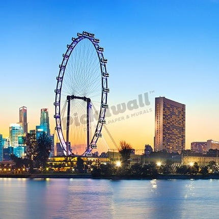 singapore skyline panoramic - Pickawall