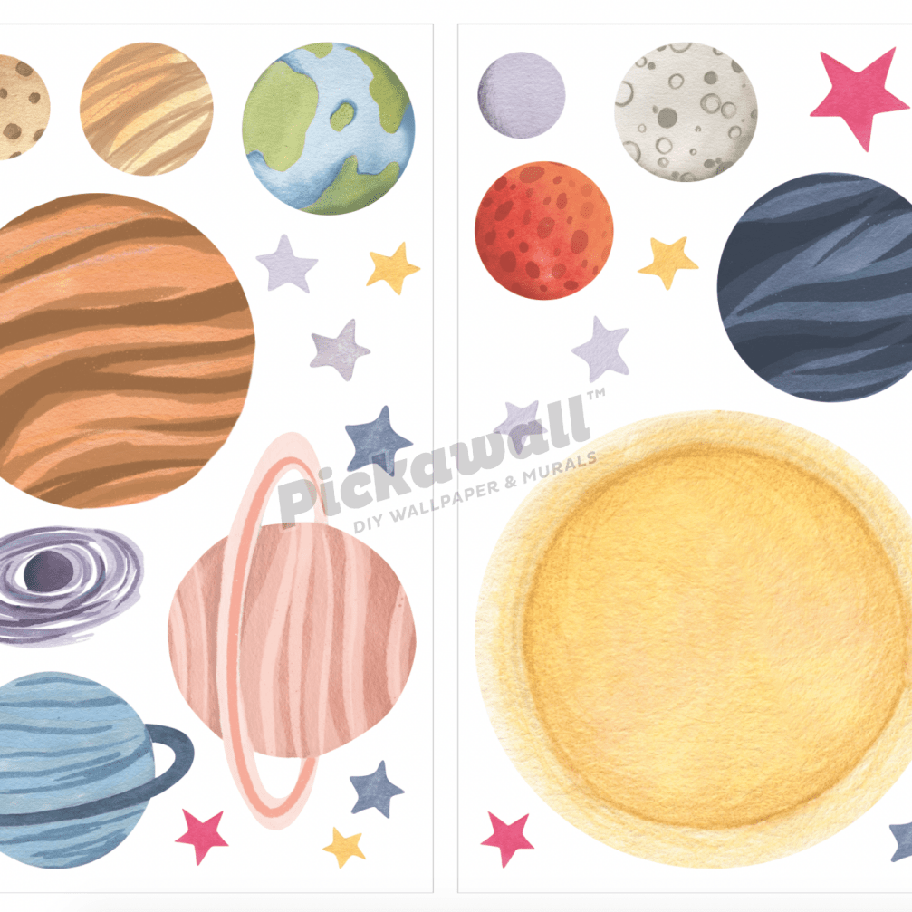 Solar System Decal Set - Pickawall
