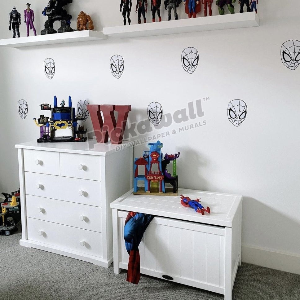 Spider Man Mask Decal Set - Pickawall