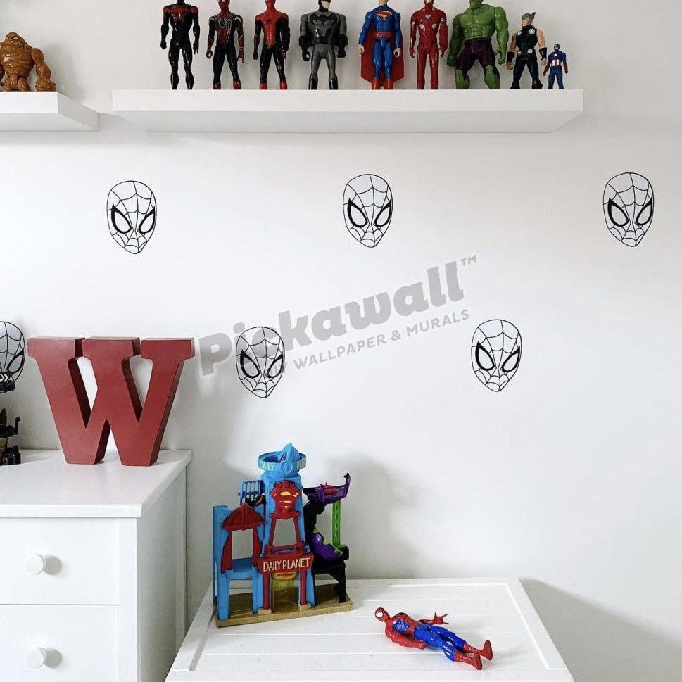 Spider Man Mask Decal Set - Pickawall