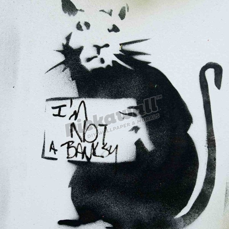 Street art - 'I am not a banksy' - Pickawall