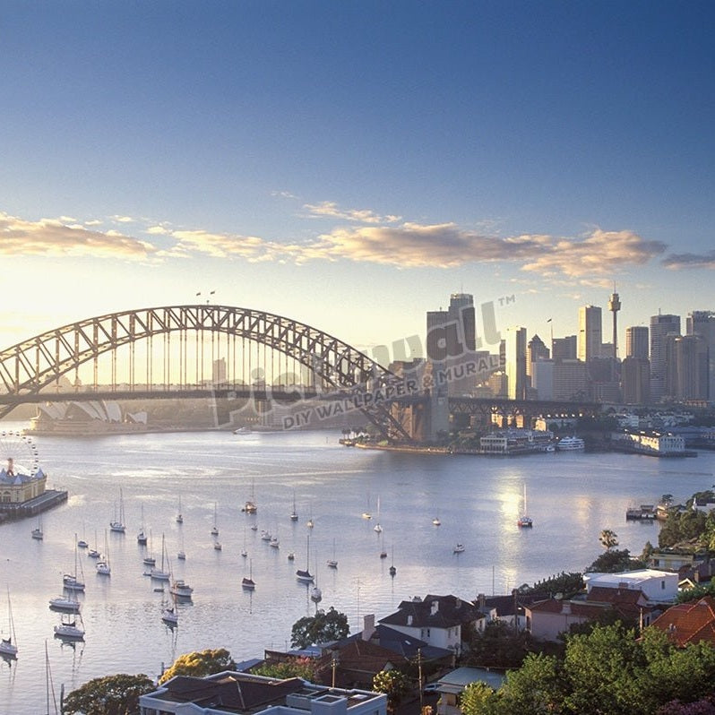 Sydney Harbor Bridge and city skyline - Pickawall