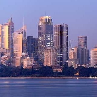 Sydney Skyline Sunset - Pickawall