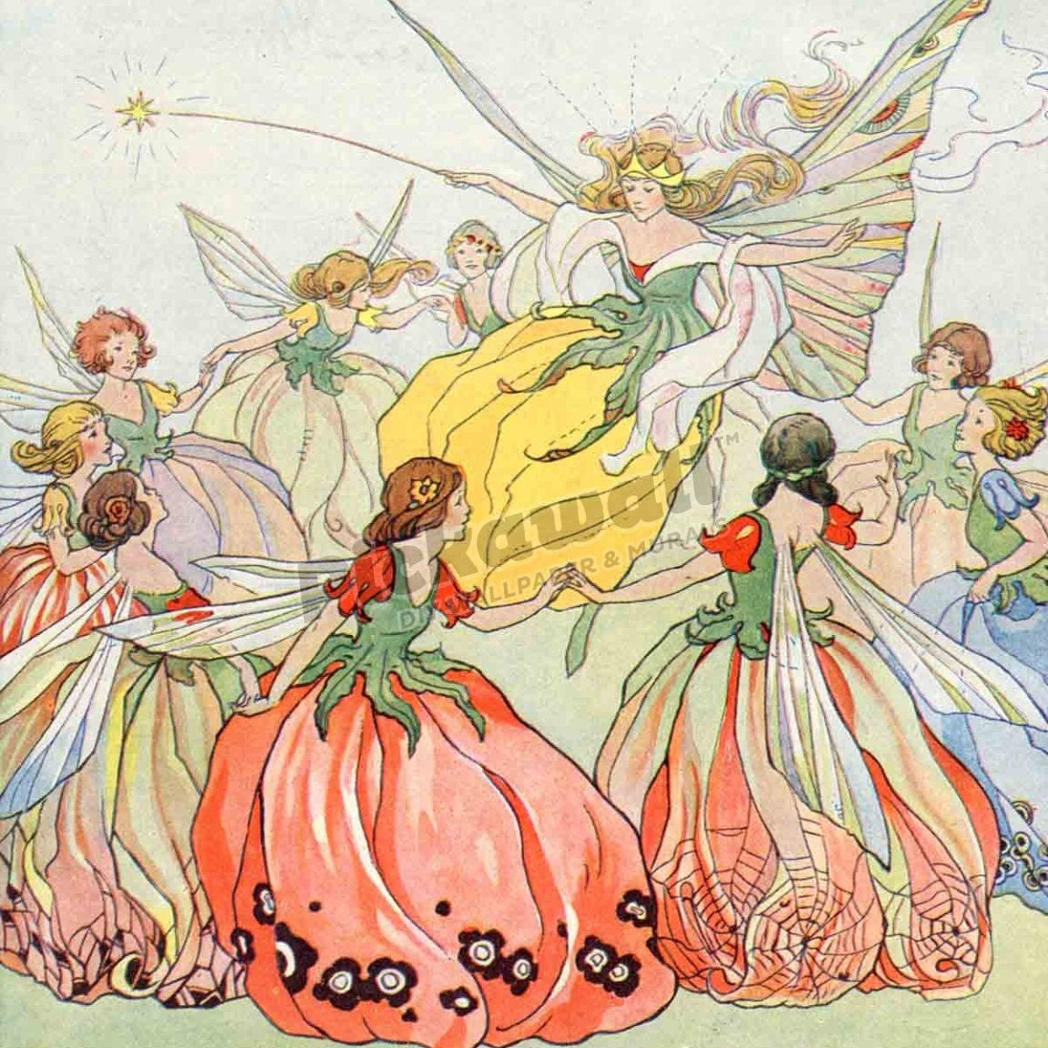 The Fairies in a flutter - Pickawall