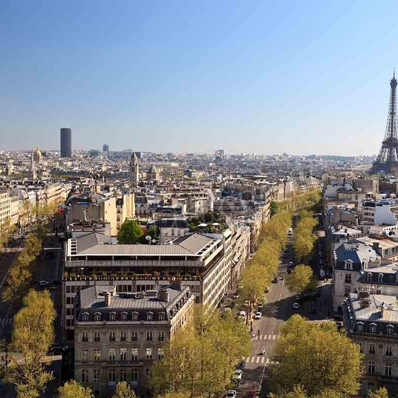 Top of the Arc de Triomphe Paris, France - Pickawall