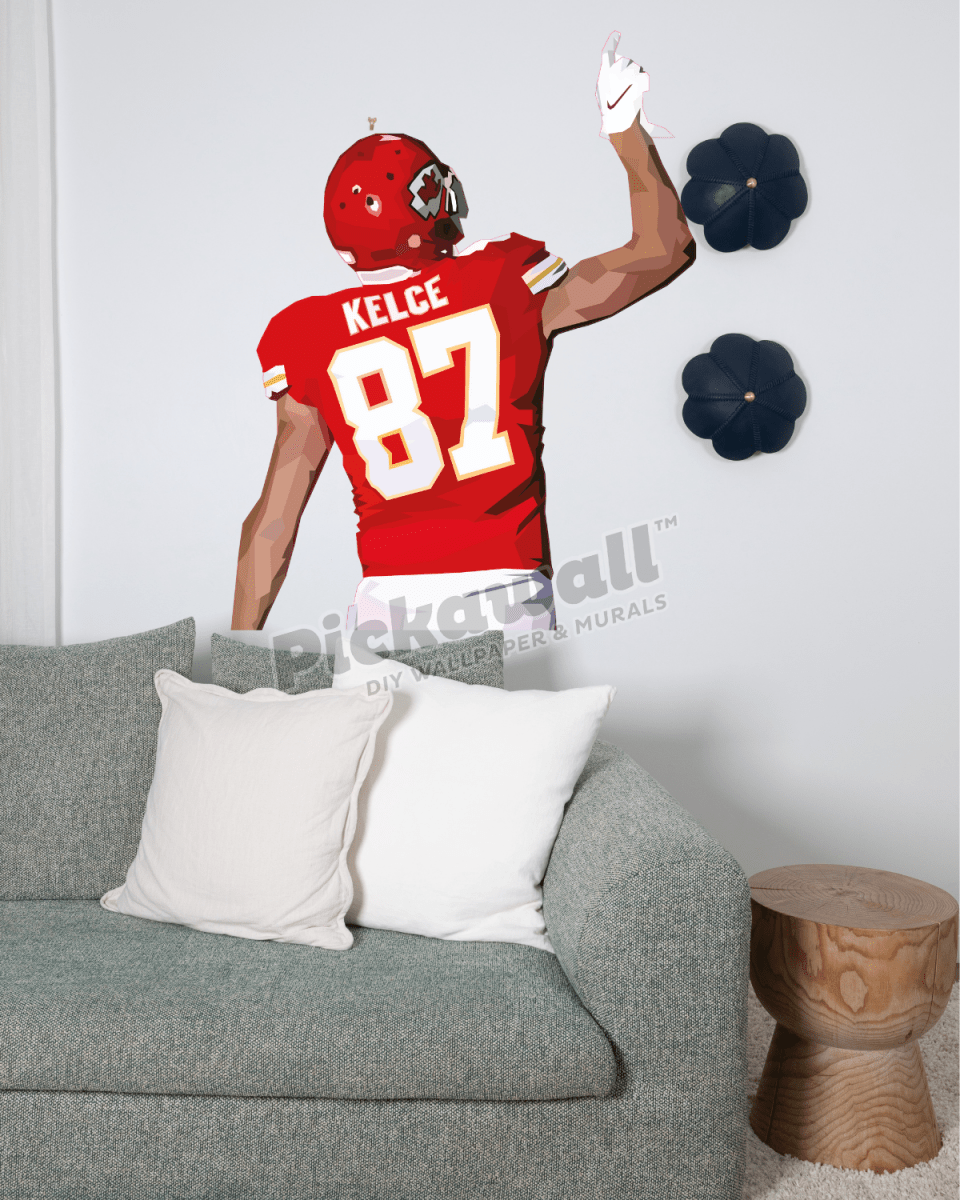 Travis Kelce NFL Jersey Decal by DG Designs - Pickawall