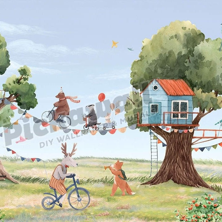 Treehouse Party by Oliver Robins - Pickawall
