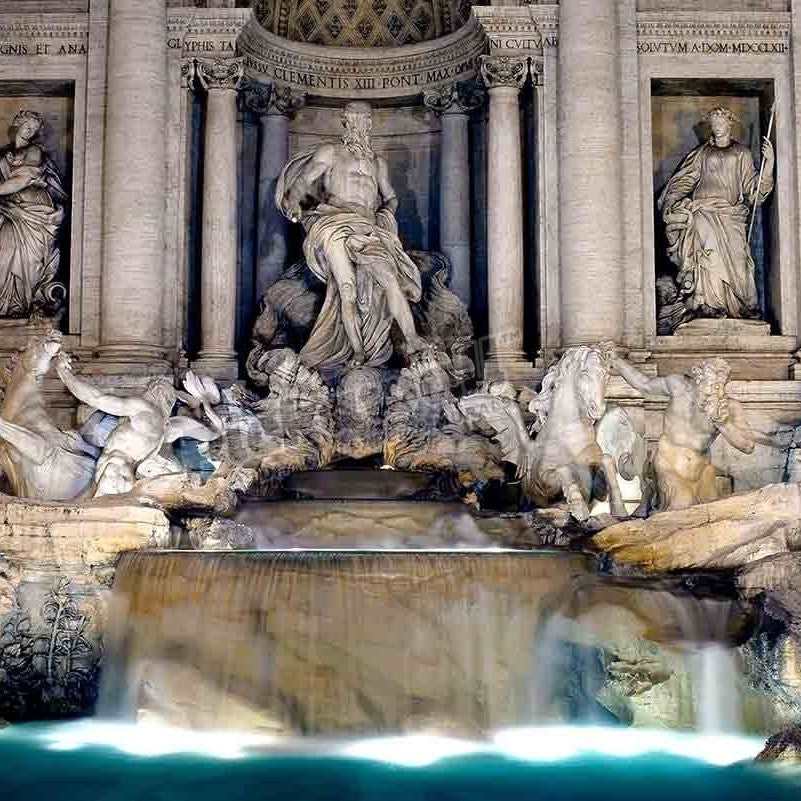 Trevi fountain at night, Rome Italy - Pickawall