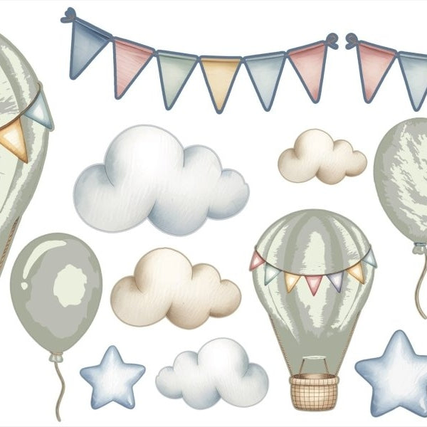 Up up and away decal set - Pickawall