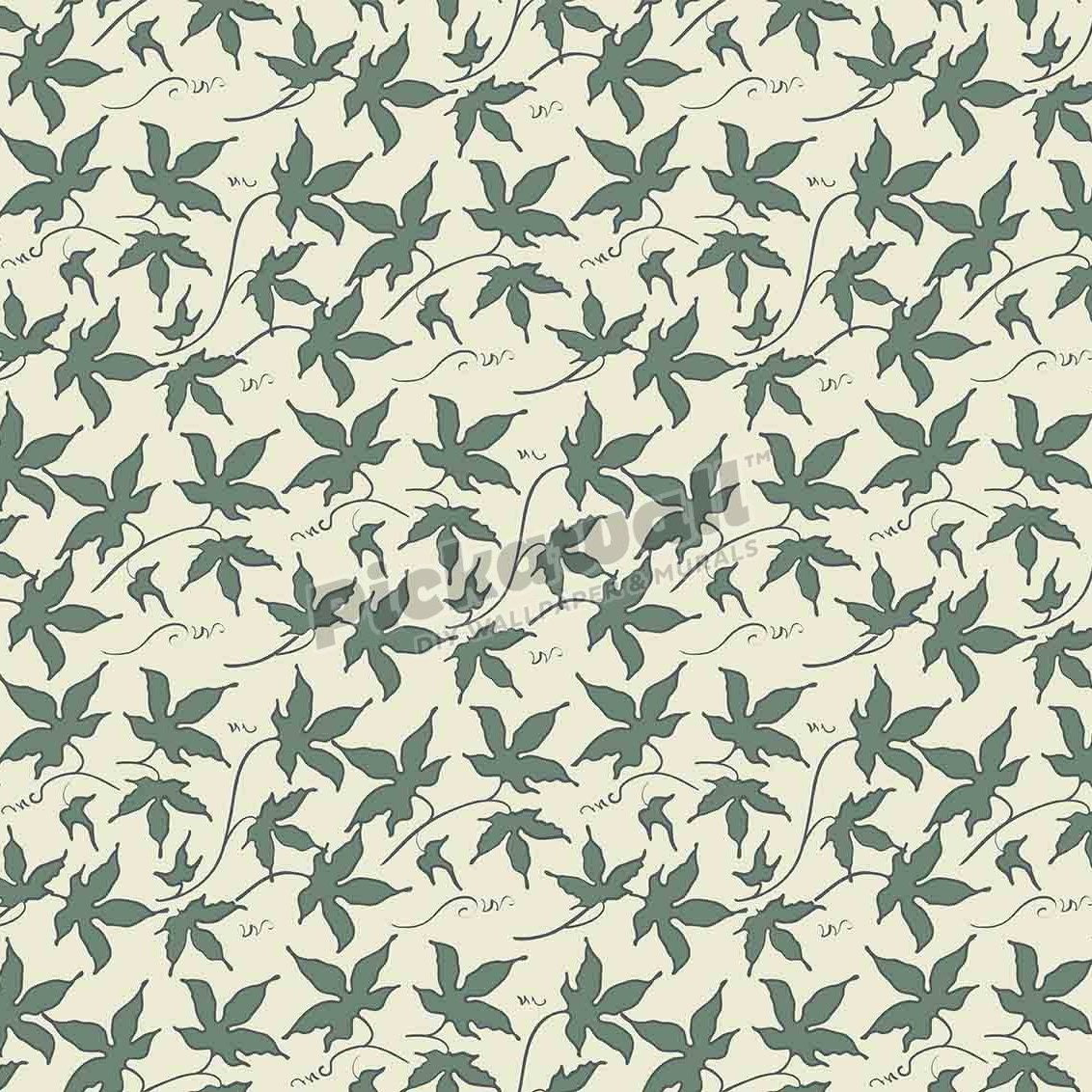 Vintage hand drawn ivy leaves - Pickawall