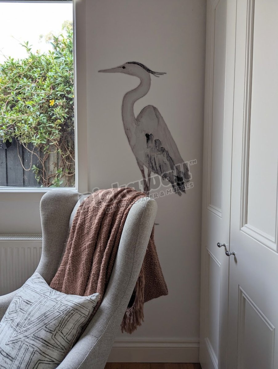 Whimsical Crane Decals by Katie Sargent - Pickawall