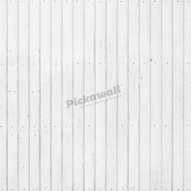 White Wood Panelling - Pickawall
