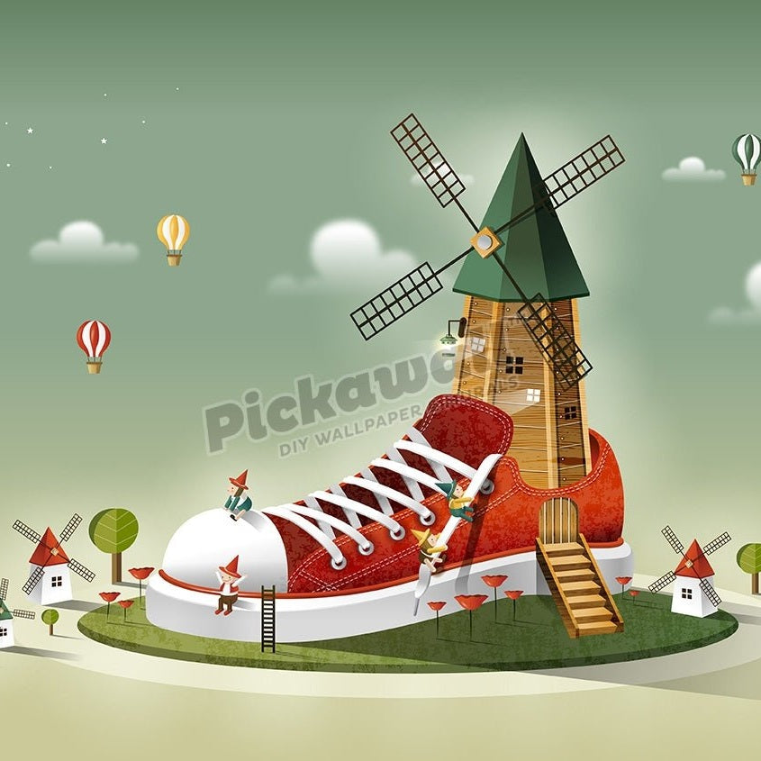 Windmill On Shoe - Pickawall