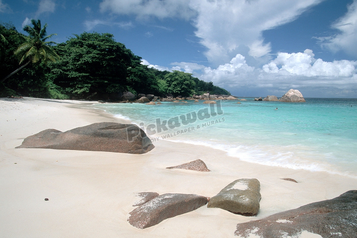 ocean view at Baie Chevalier Anse Lazio, Seychelles, Praslin