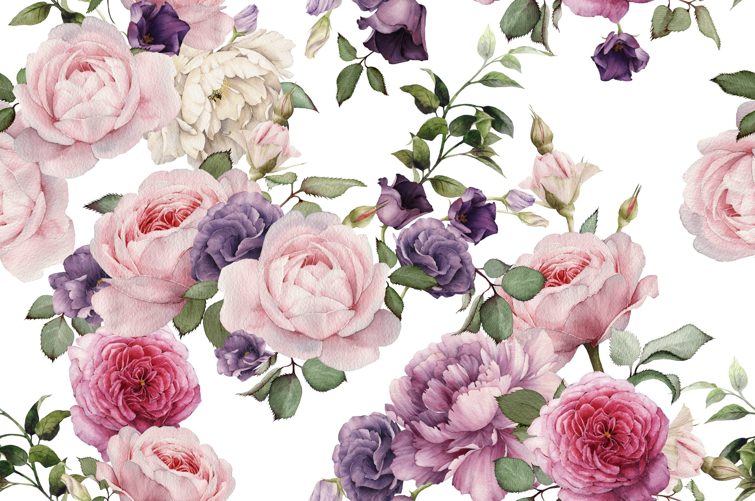 Pale Pink Floral Pattern