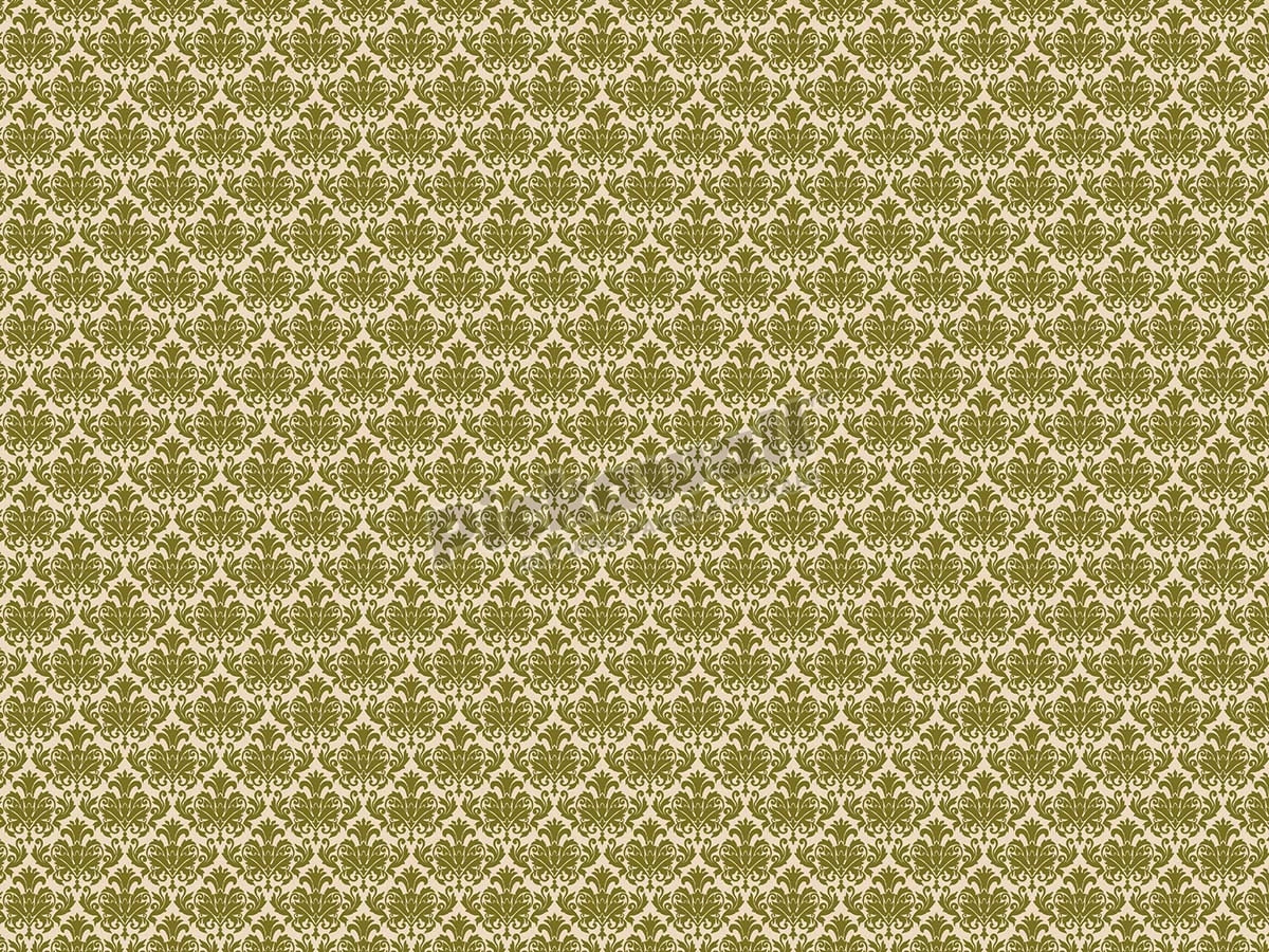 Gold Damask on Cream