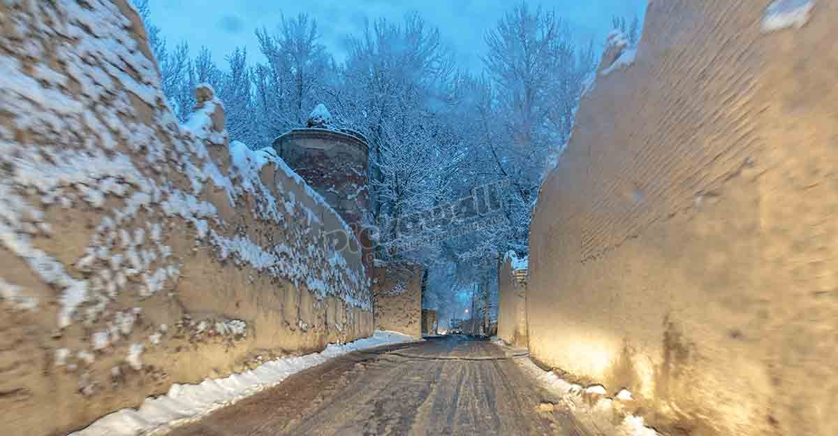Fresh snow landscape