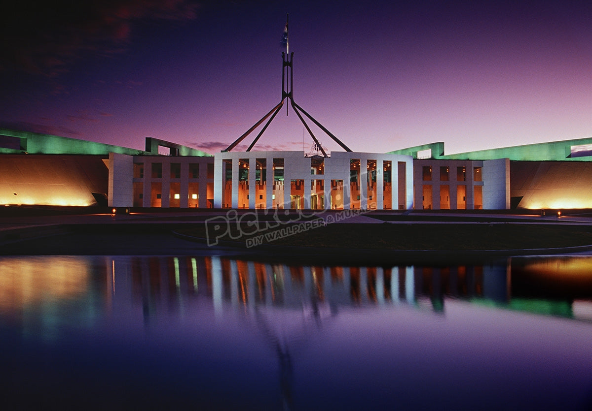 Parliament House Canberra at Twilight