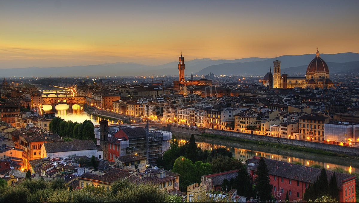 Florence at dusk