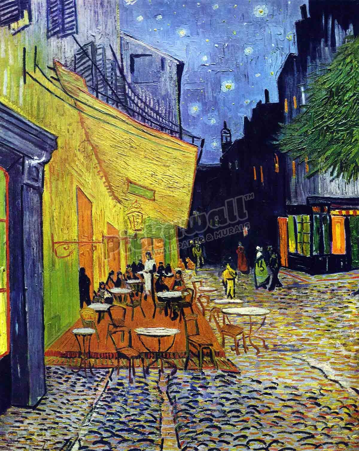 Cafe Terrace at Night Painting Vincent Van Gogh