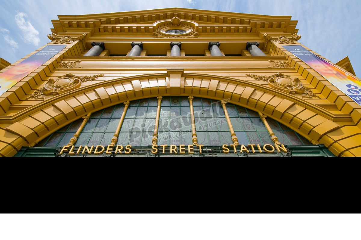 Flinders Street Railway Station in Melbourne Victoria Australia