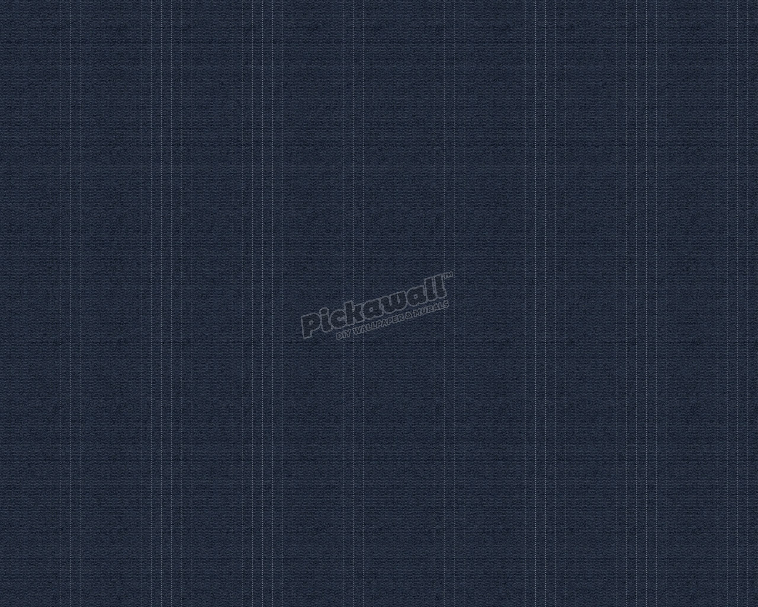 Navy Linen Pinstripe