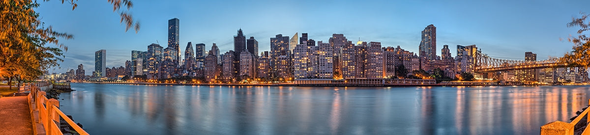 New York Midtown Panorama at dusk