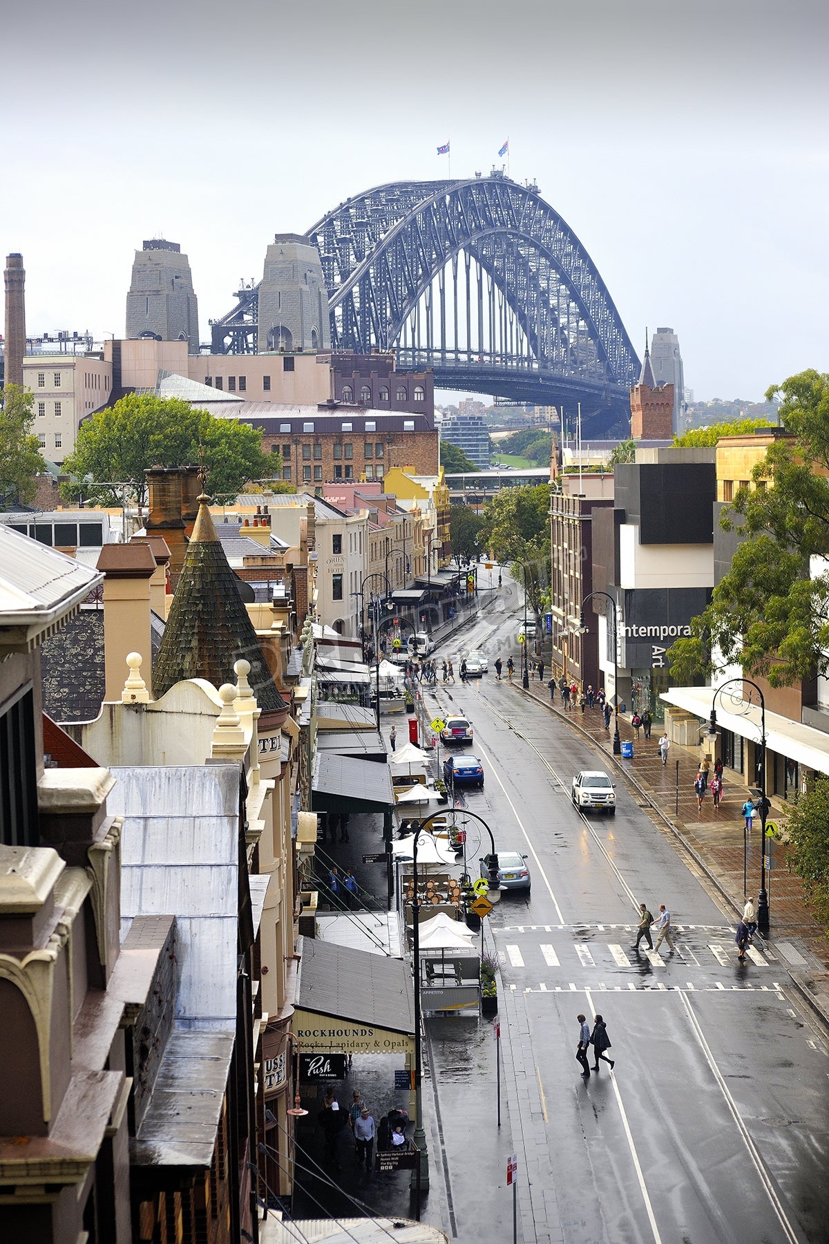 Sydney Harbour from street