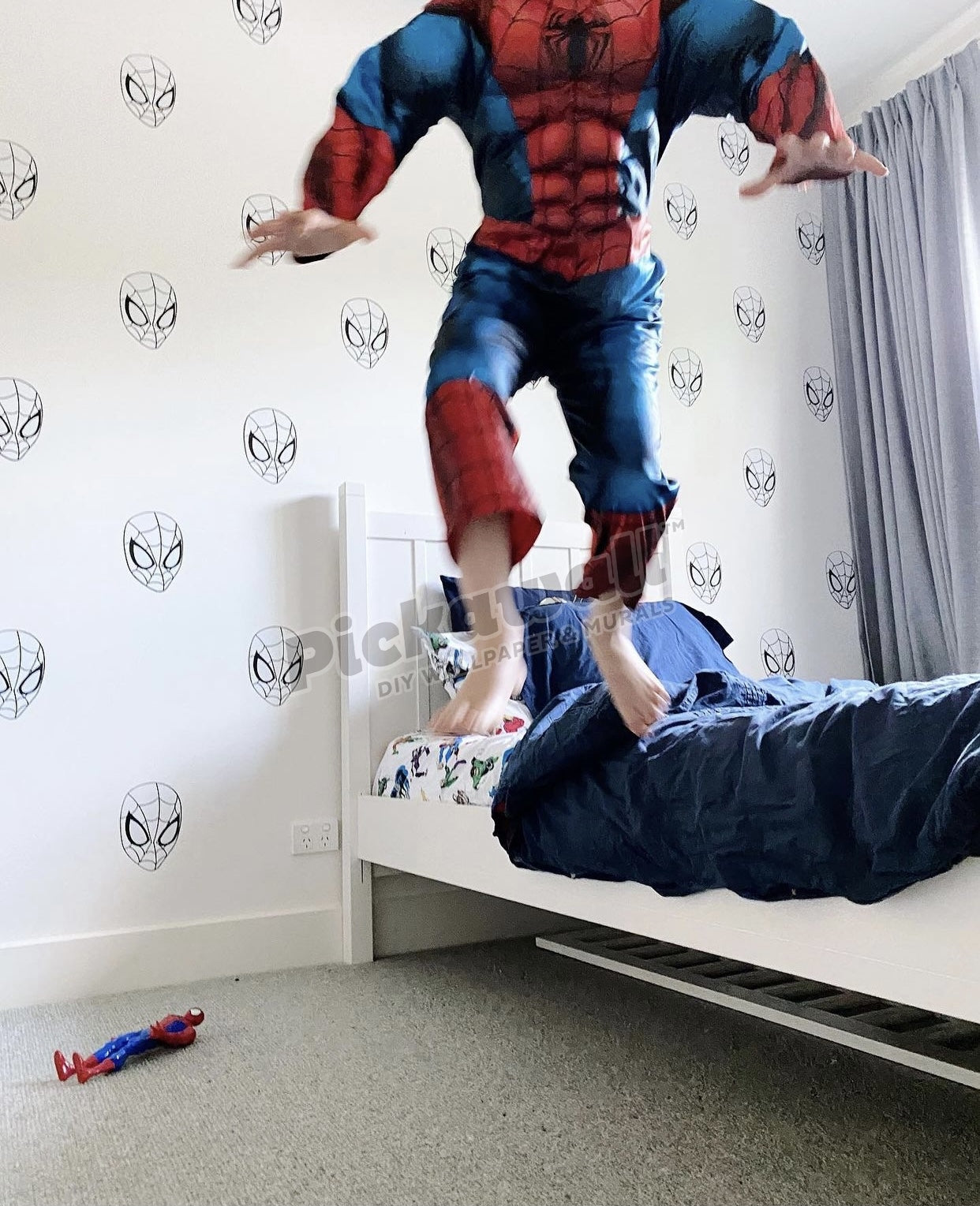 Spider Man Mask Decal Set