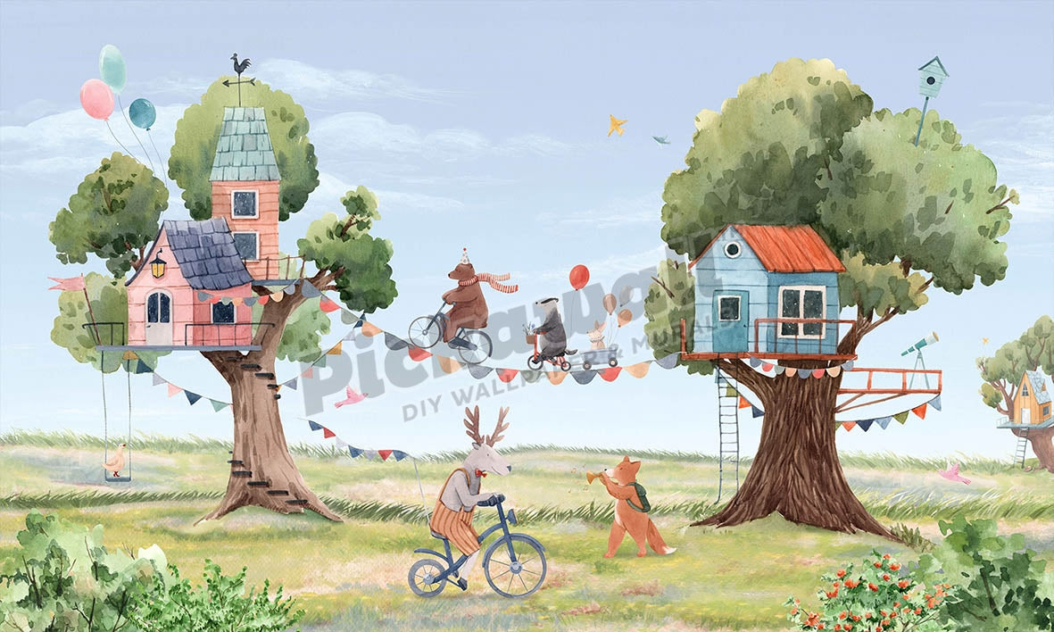 Treehouse Party by Oliver Robins