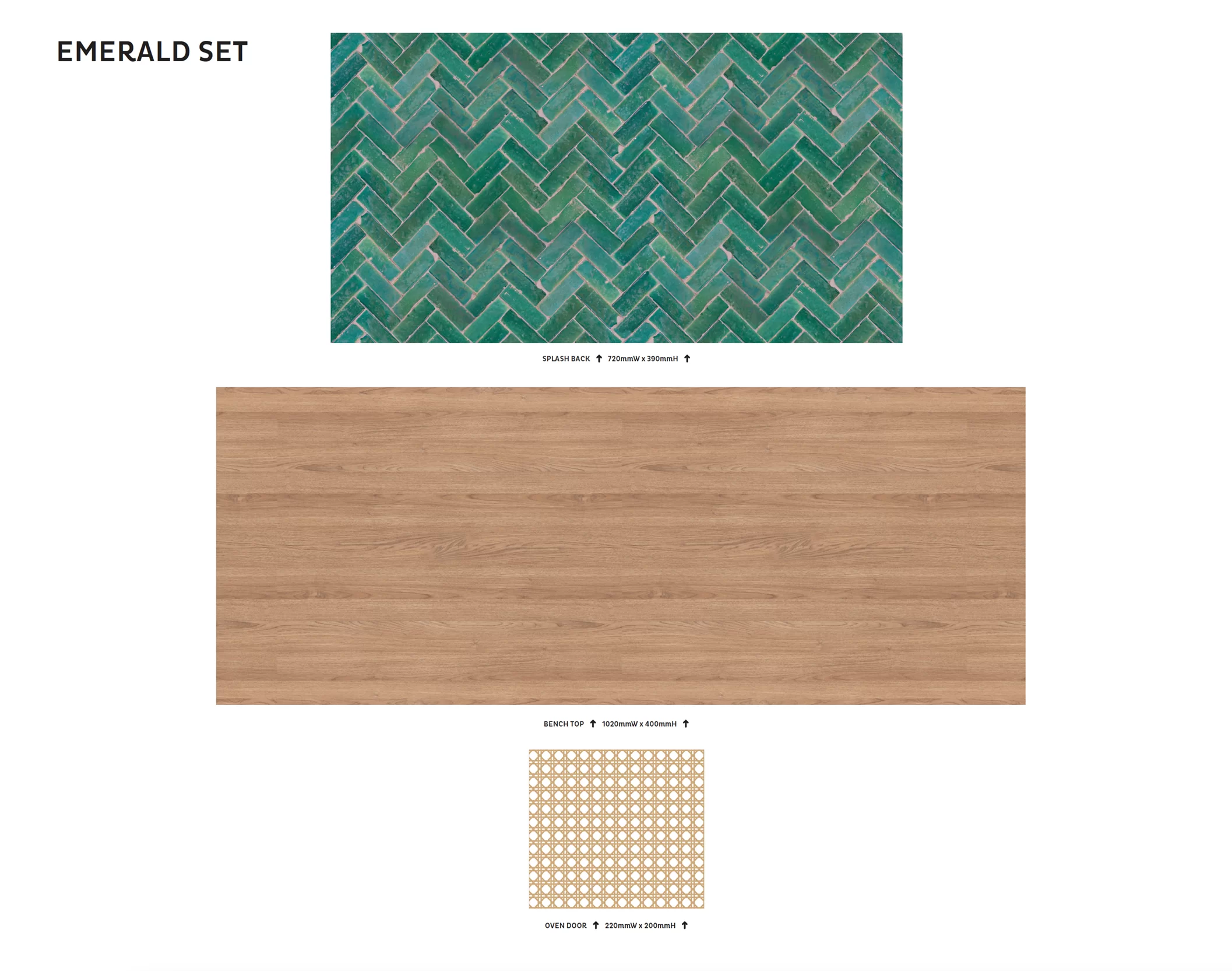 Play Kitchen Decal Set