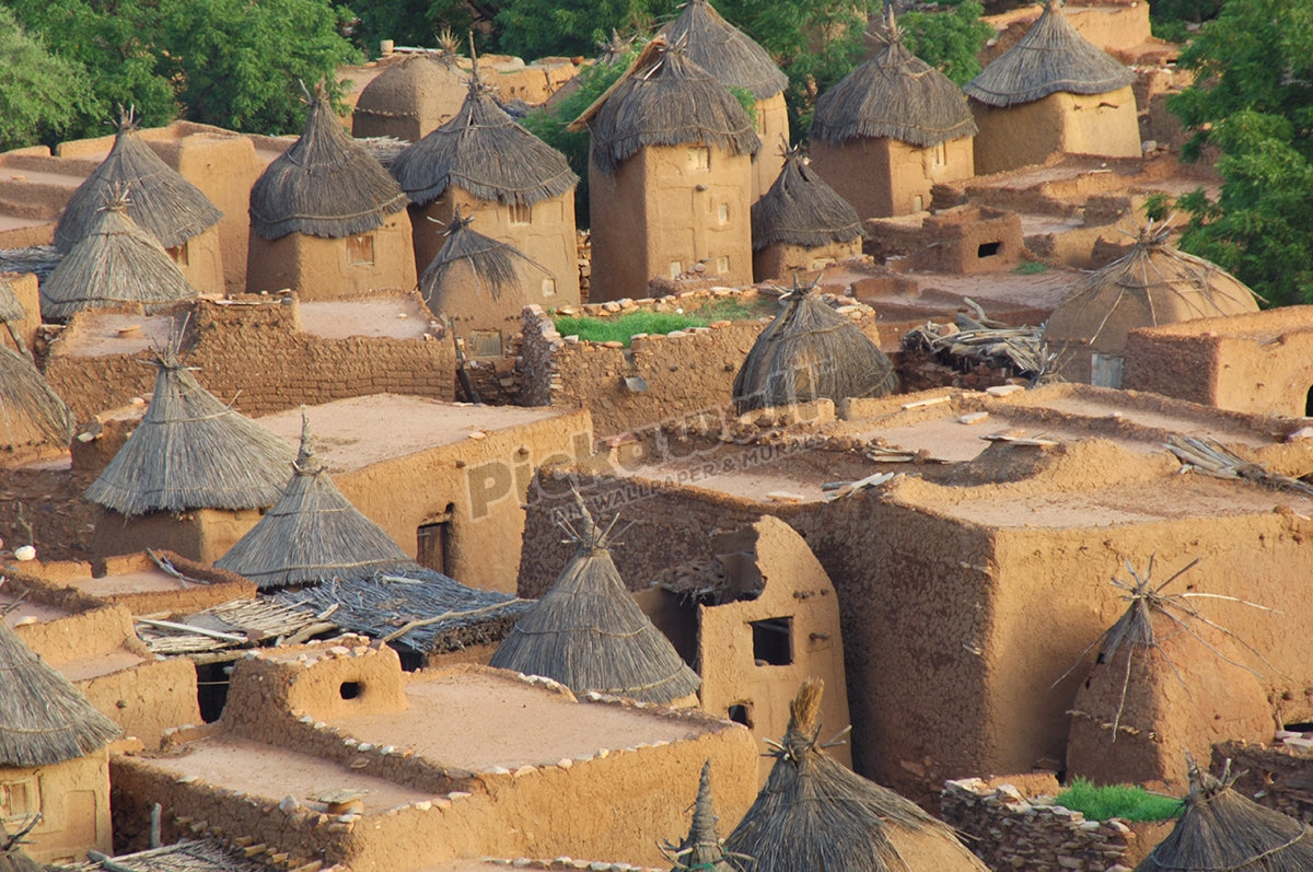 Traditional old clay houses