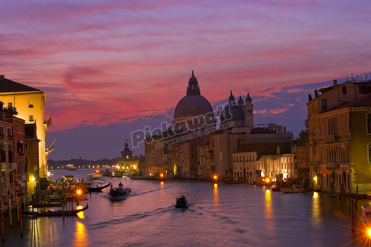 Venice, Italy, Grand Canal sunrise
