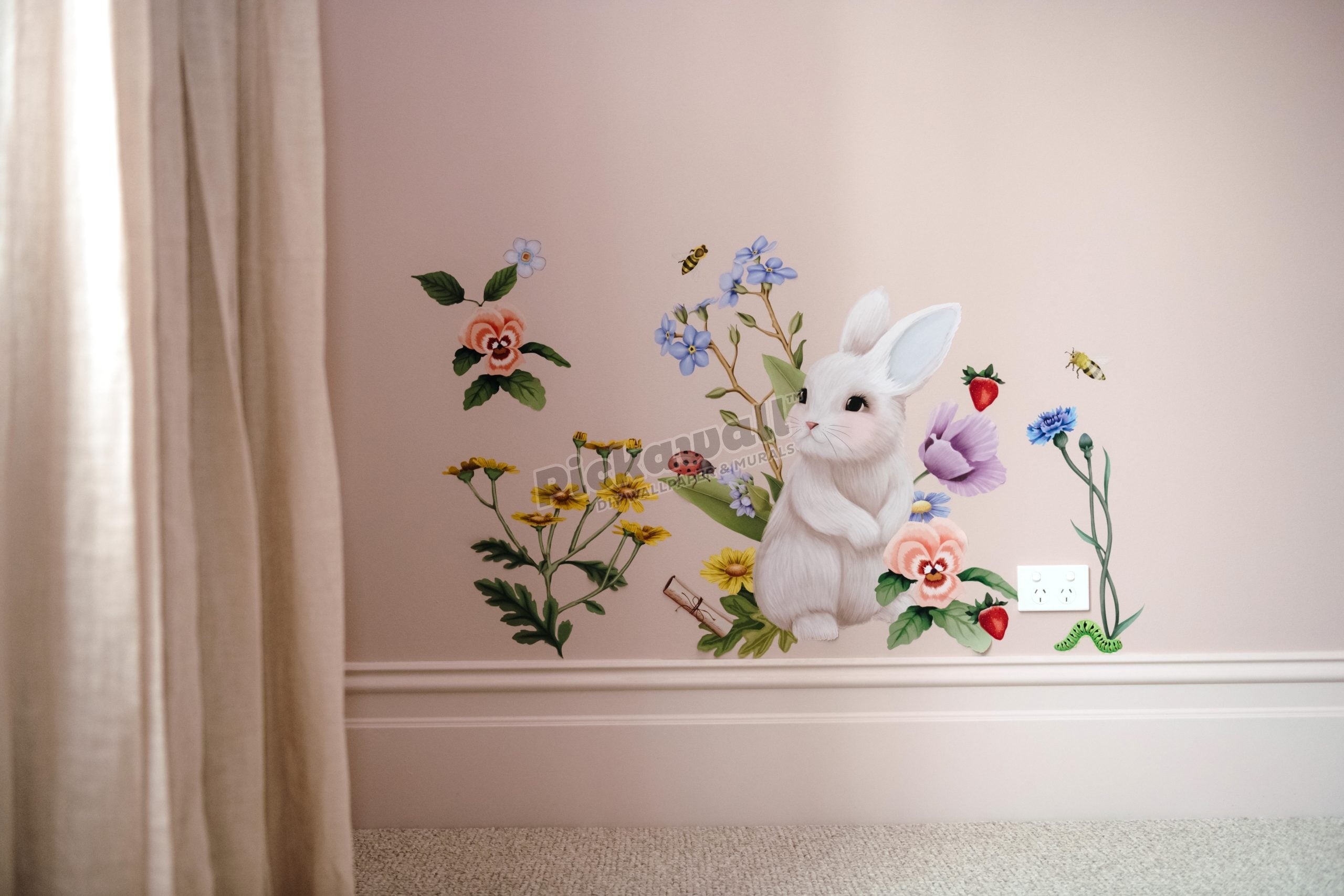 'Garden of Dreams - Bunny' Decals by Fleur Harris