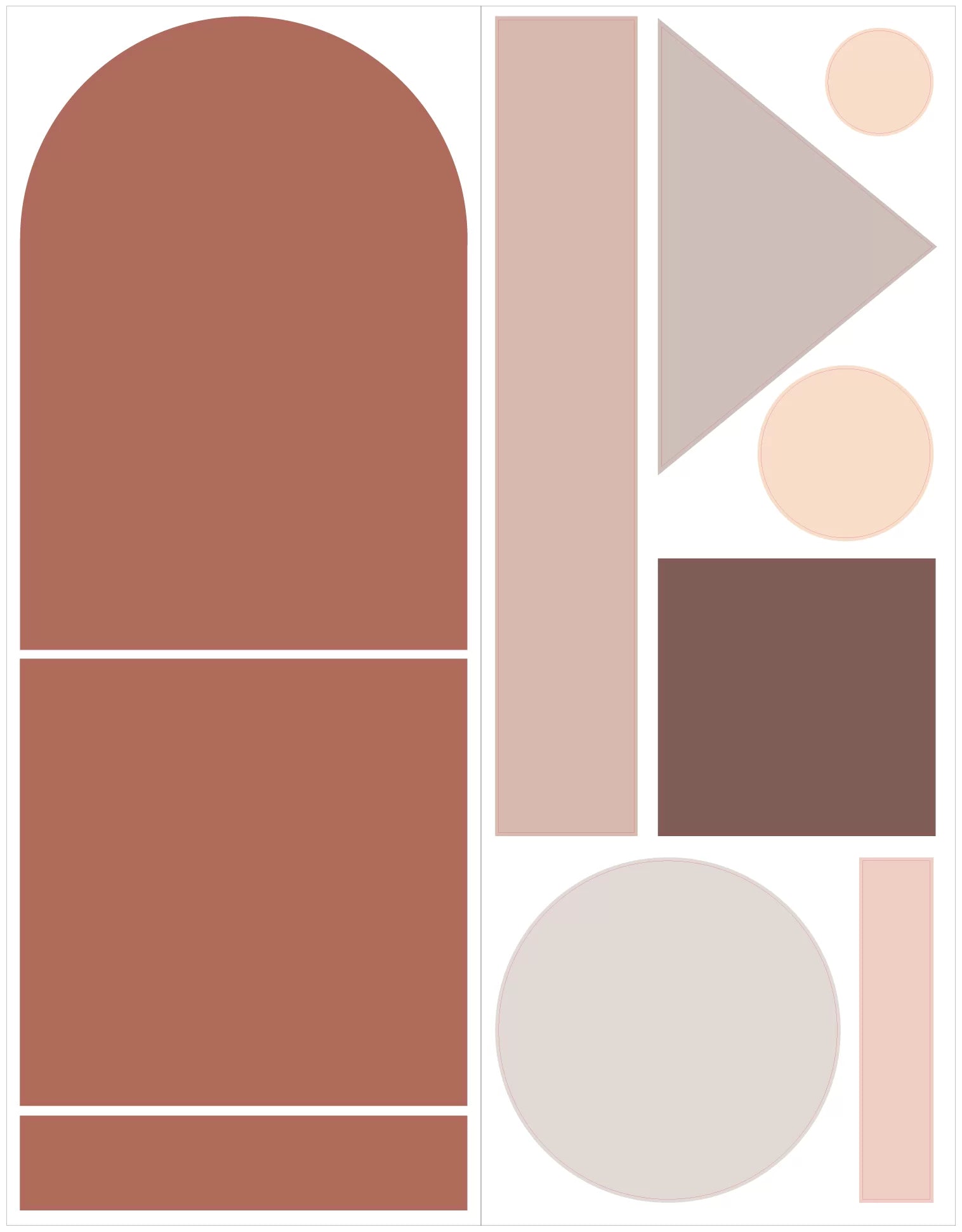 Shape Set Decals - Earth Shapes image