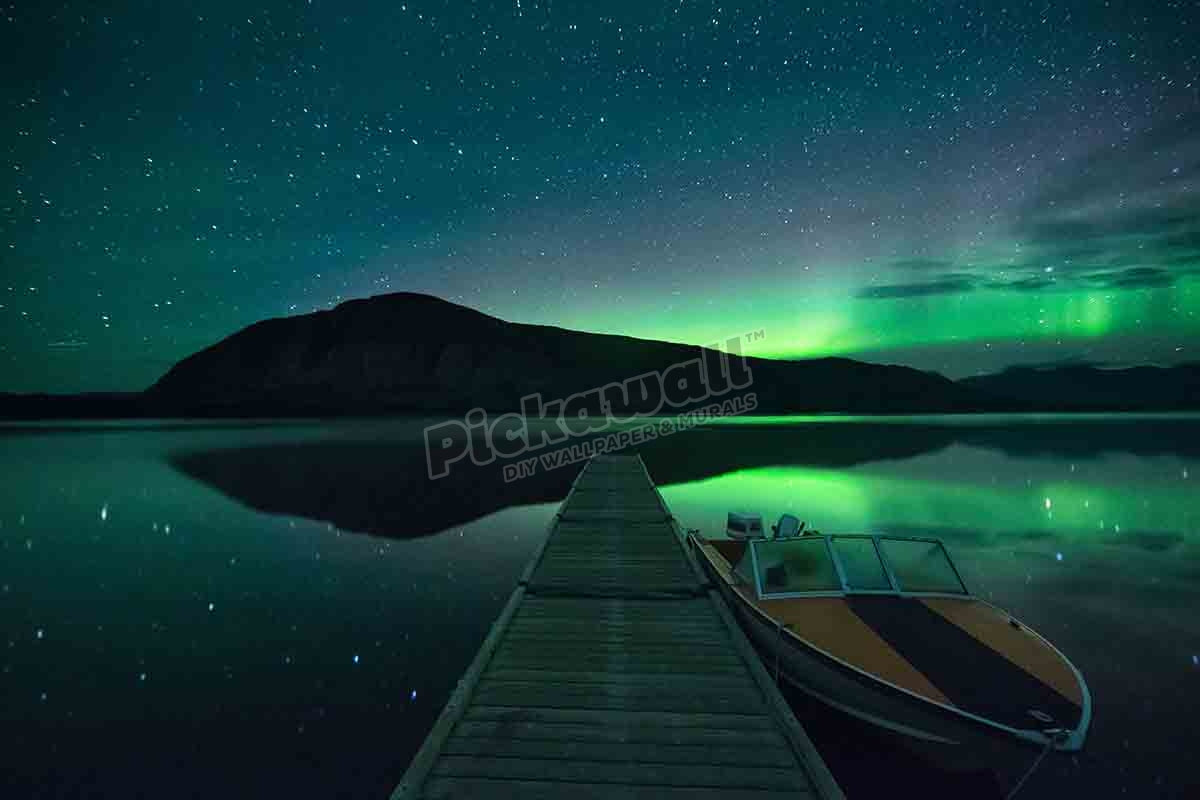 The Aurora Borealis over Ruby Mountain