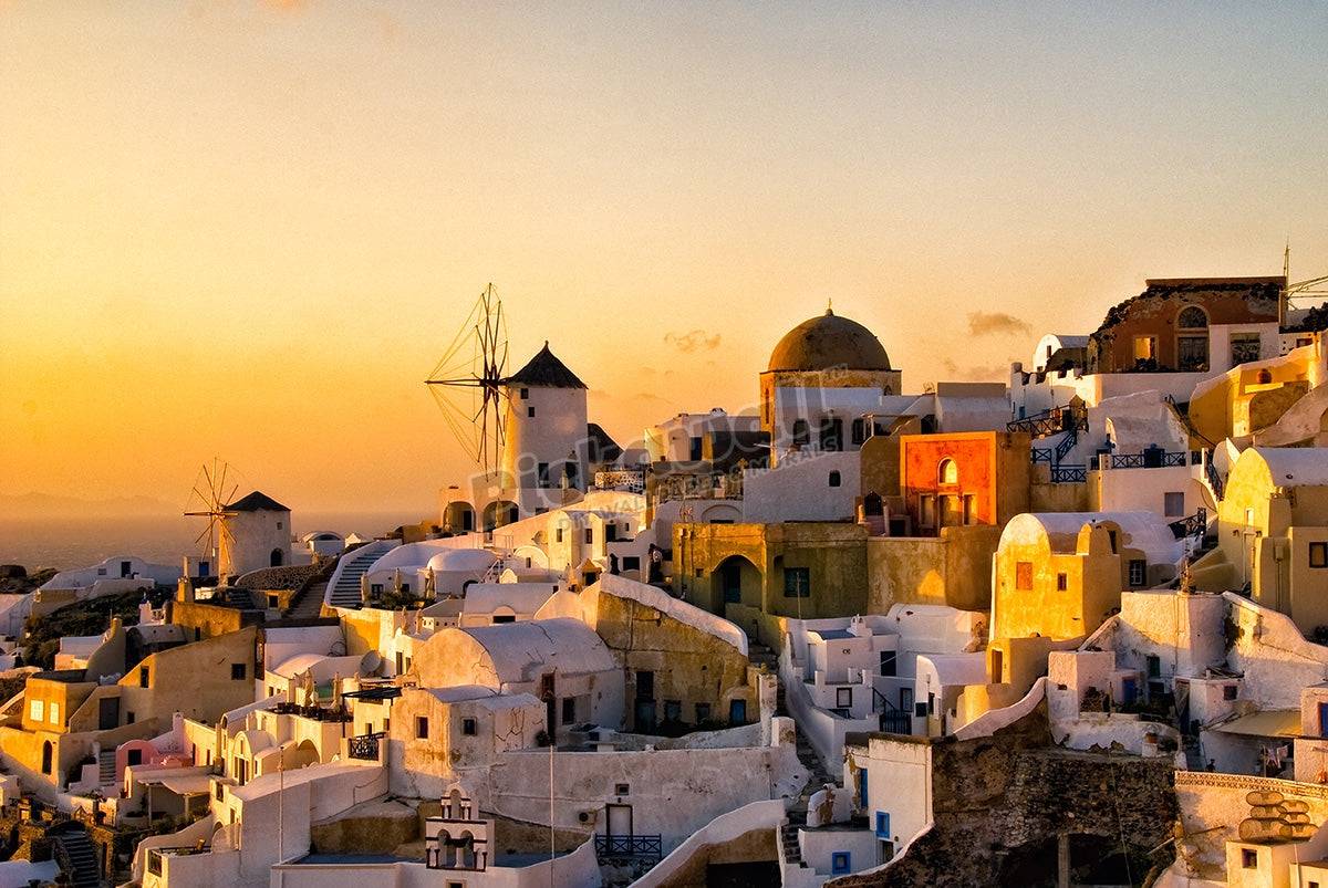 Santorini at sunset