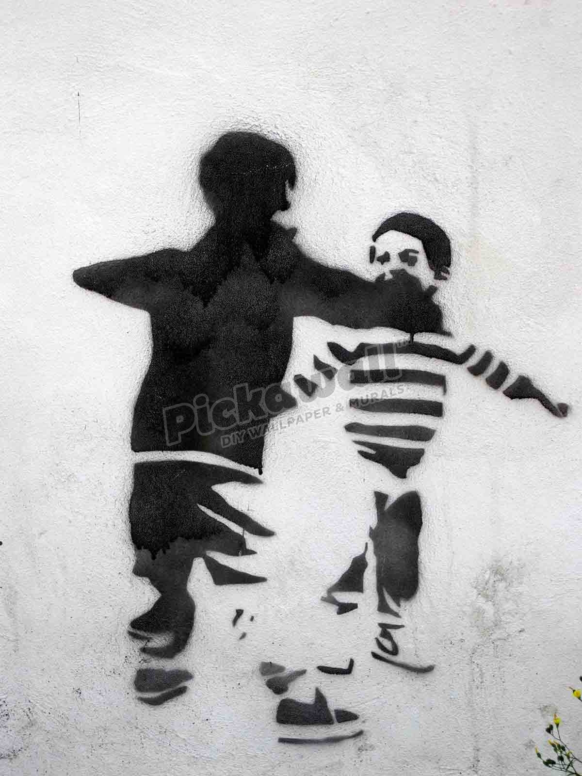 Street art - Children playing