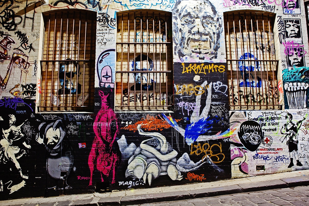 Hosier lane "street art" Melbourne