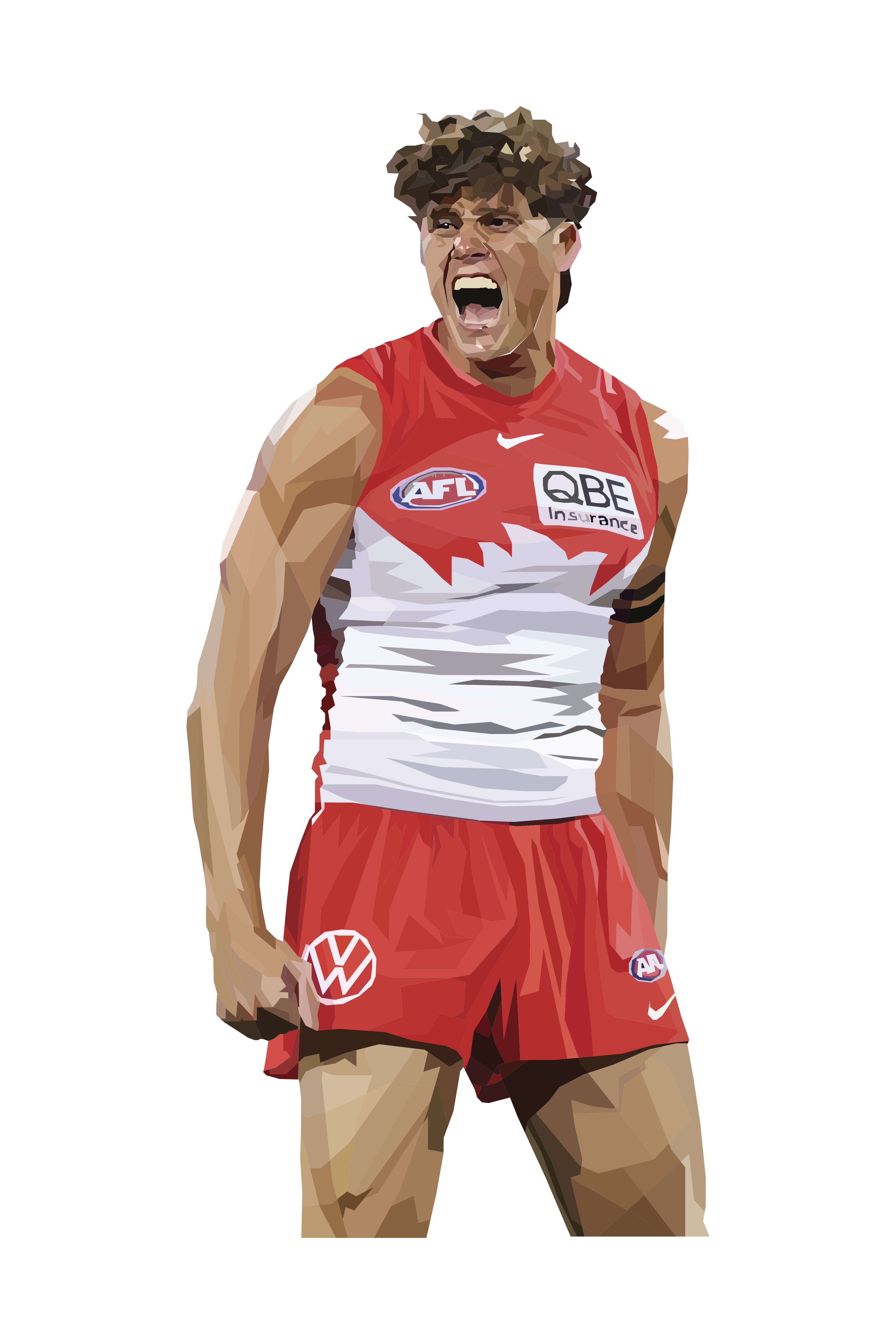 Charlie Curnow Sydney Swans Decal by DG Designs X AFL