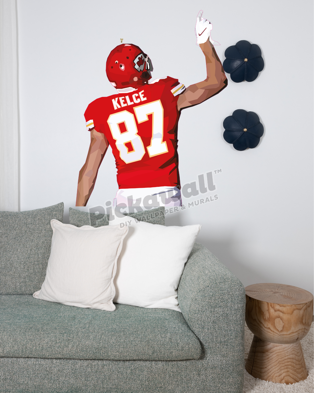 Travis Kelce NFL Jersey Decal by DG Designs