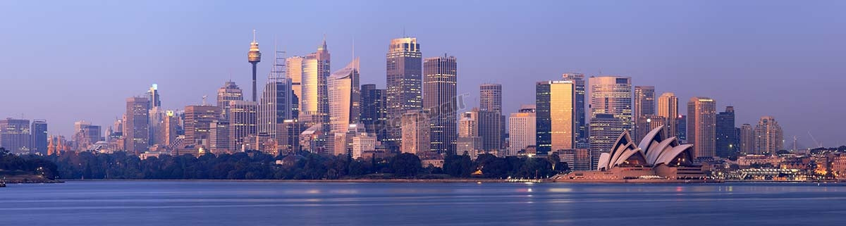 Sydney Skyline Sunset